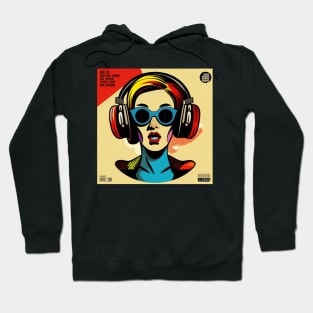 Pop Art Vinyl LP Midcentury Hoodie